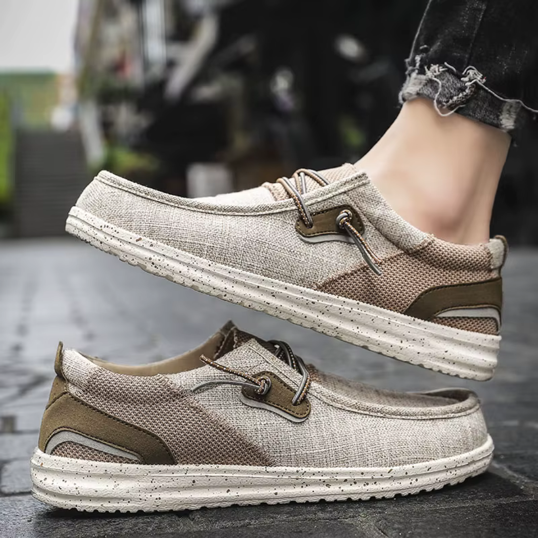 Rowan Texturerade canvas-sneakers
