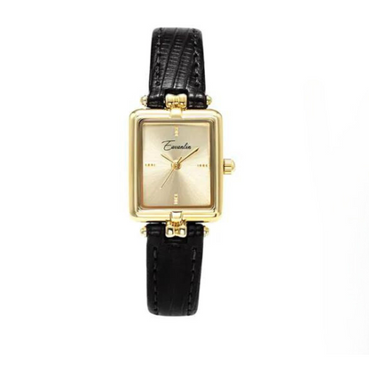 Gyllene timmen retro kvartsur