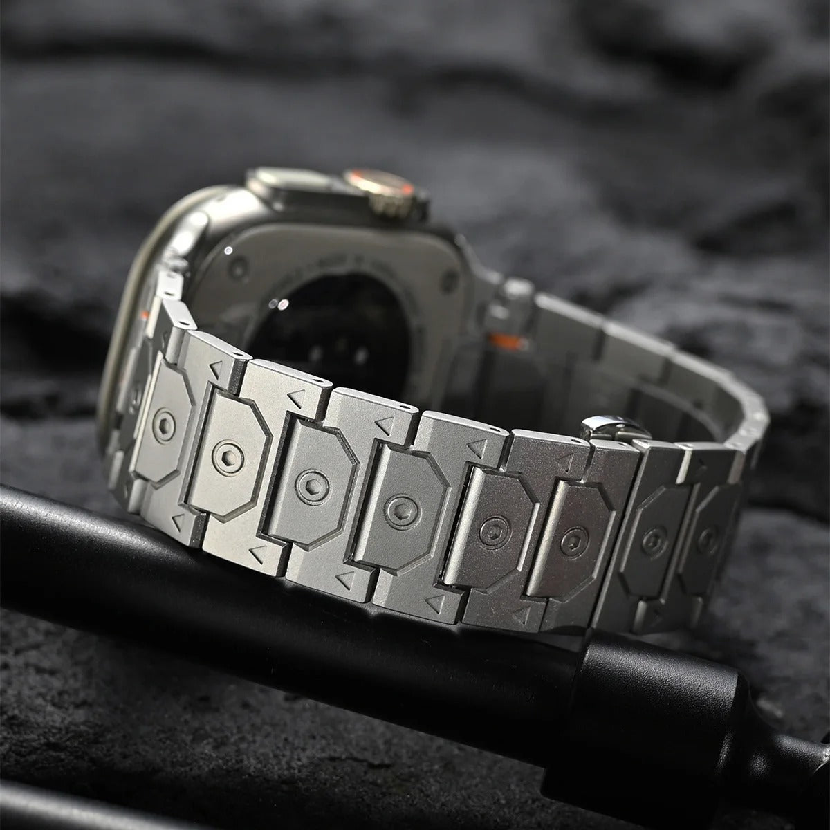 Titanium Apple Watch-armband