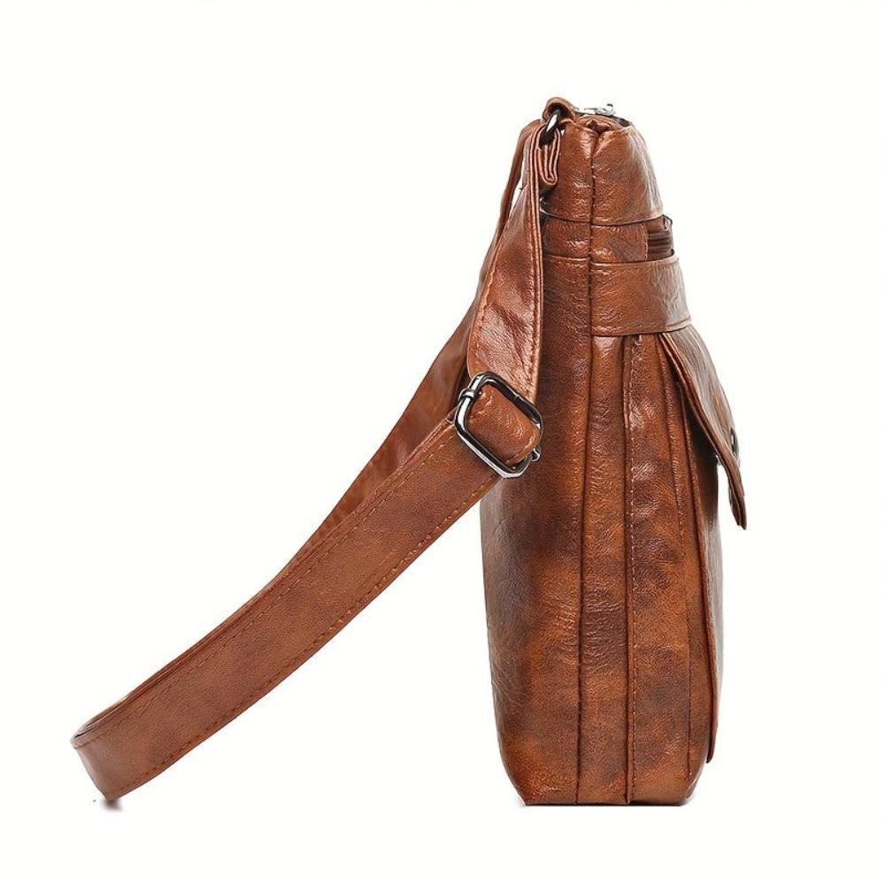 Alrizo - veganskt läder crossbody-axelväska