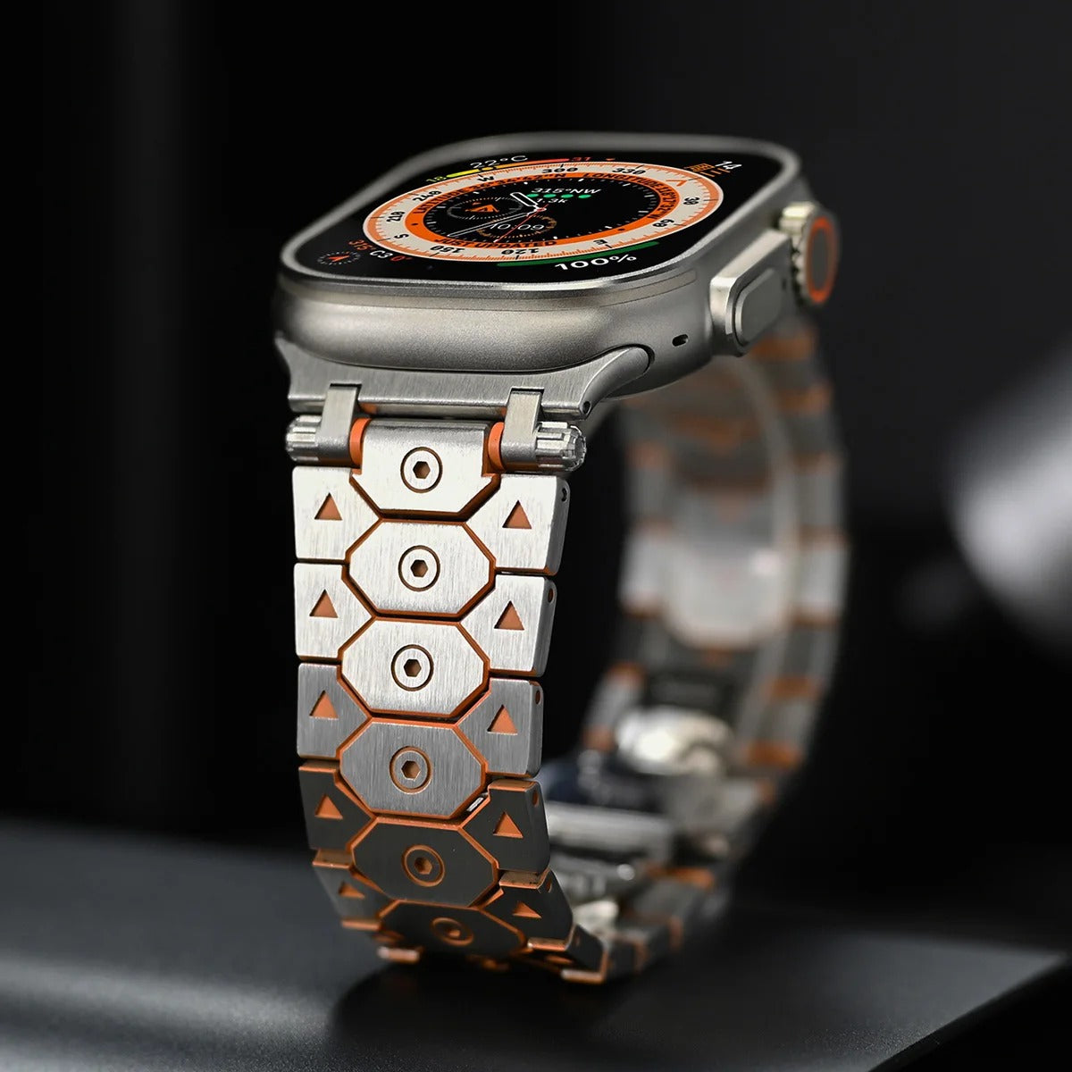 Titanium Apple Watch-armband