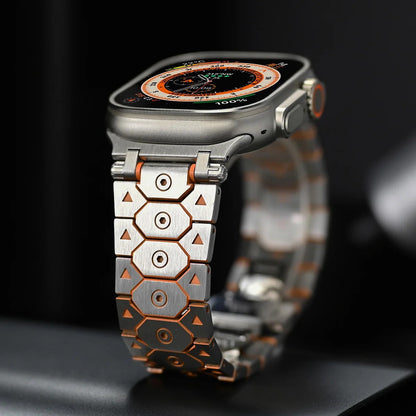 Titanium Apple Watch-armband