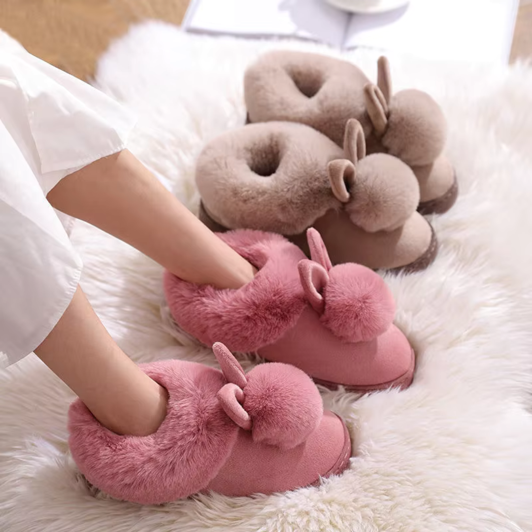 Bunnies - Fluffiga och mysiga vinterskor
