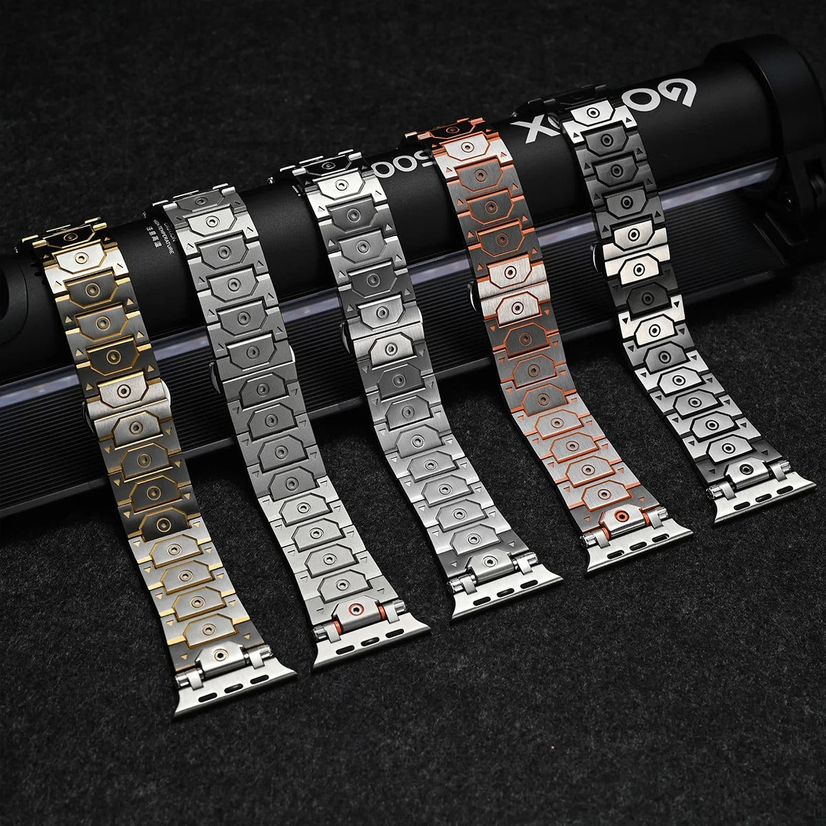 Titanium Apple Watch-armband