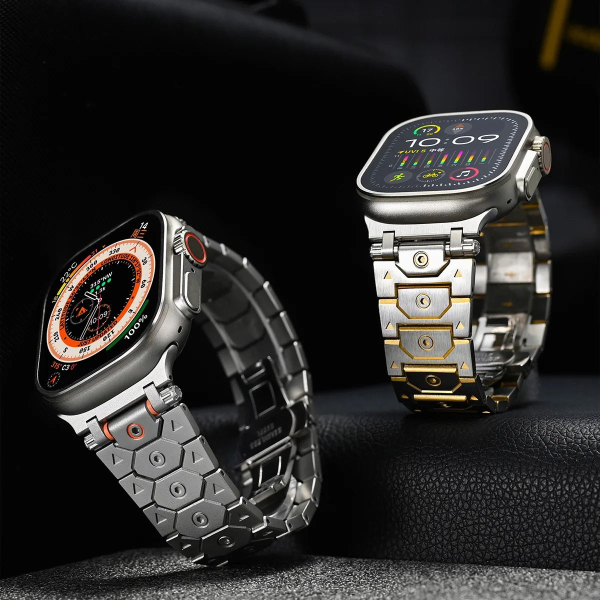 Titanium Apple Watch-armband