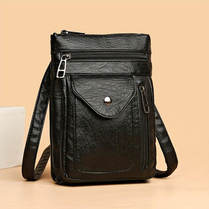 Alrizo - veganskt läder crossbody-axelväska