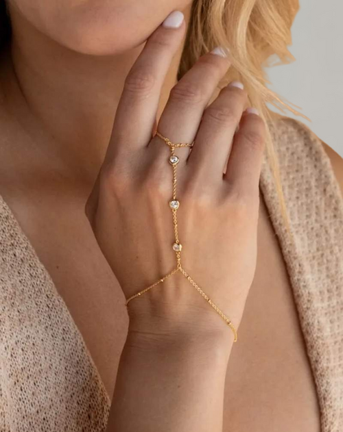 Eliza - Kristallhandkedja Armband