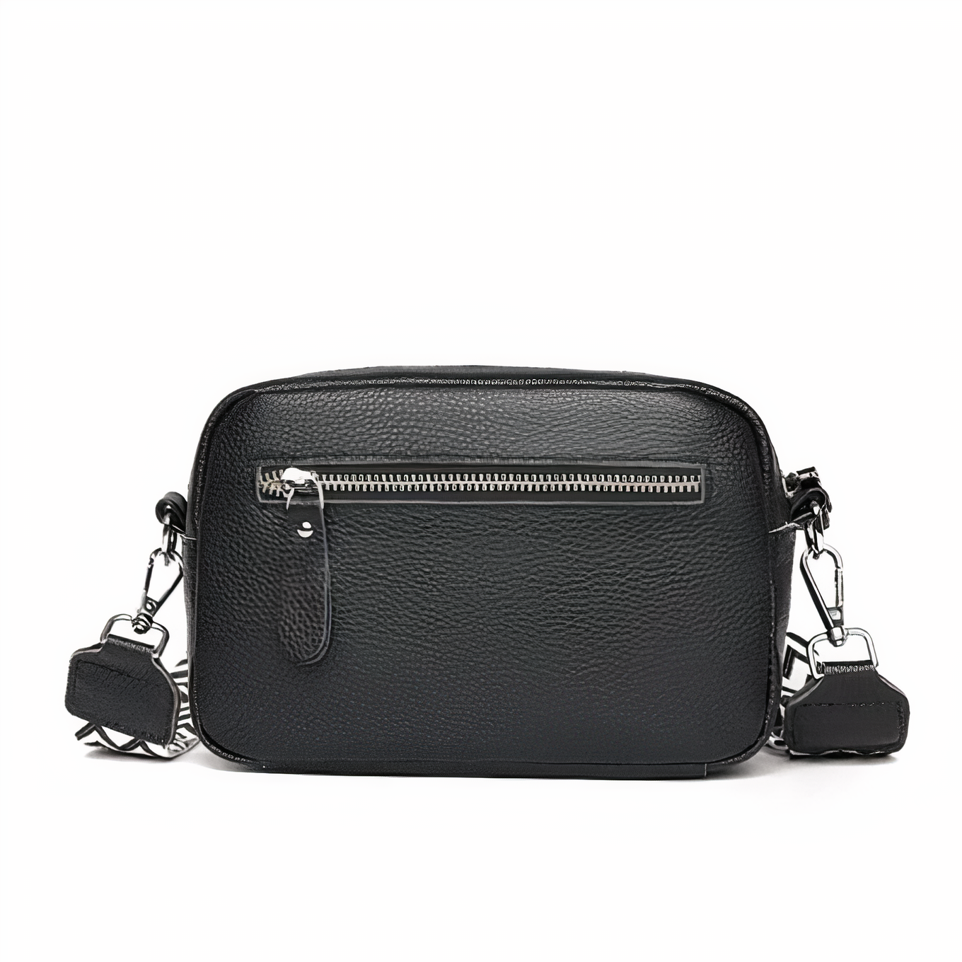 ChicZag - Rektangulär crossbody-väska i läder för kvinnor