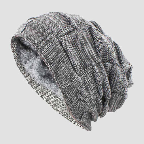Maple Stickad Slouchy Mössa