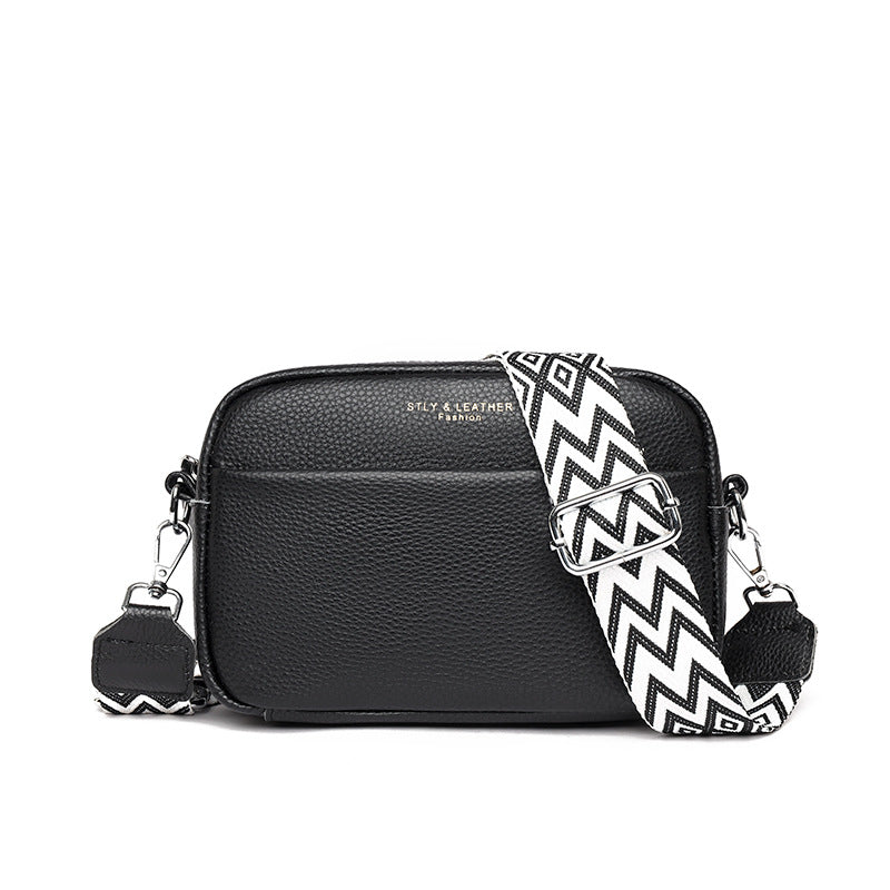 Alrizo - kornat läder crossbodyväska