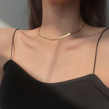 Alrizo - platt kedja choker