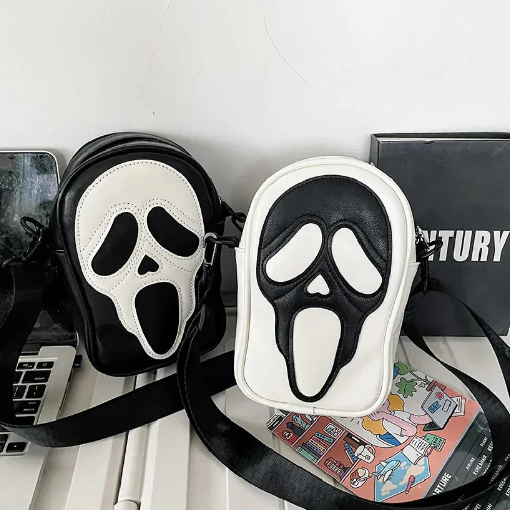 Scream läder crossbody-väska