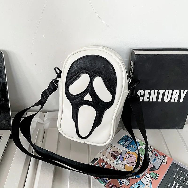 Scream läder crossbody-väska