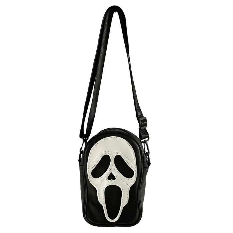 Scream läder crossbody-väska