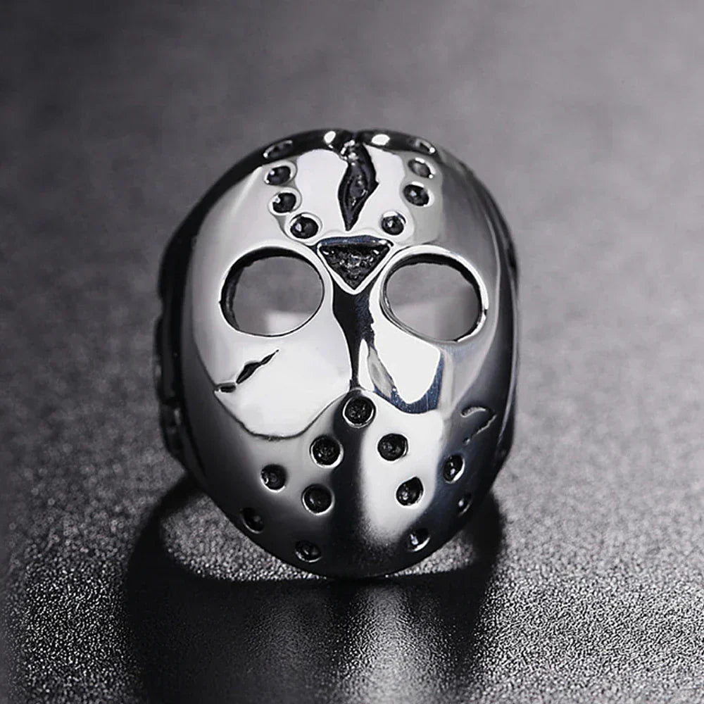 Jason-mask gotisk ring