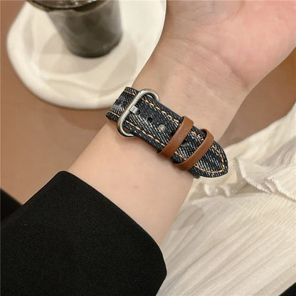 Denim Debut Apple Watch-klockarmband