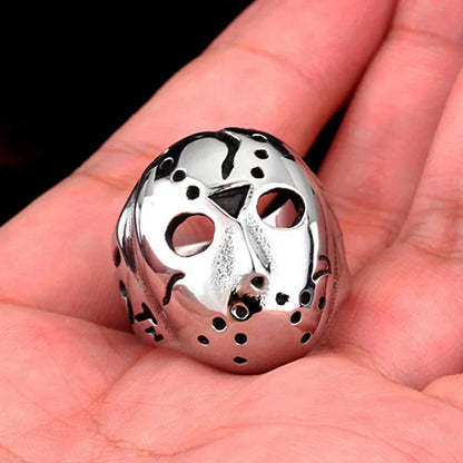 Jason-mask gotisk ring