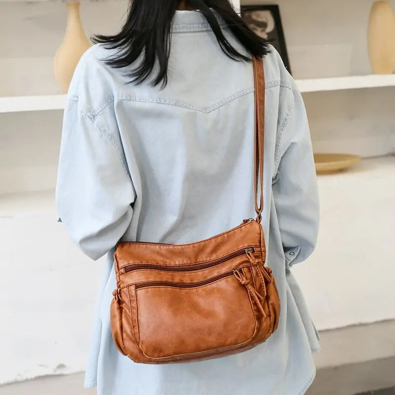 Harlow - veganskt läder crossbody-väska