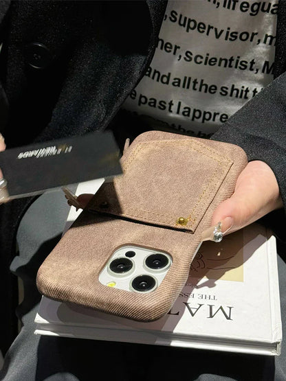 iPhone-skal tillverkat av indigodenim