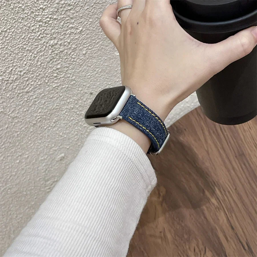 Denim Debut Apple Watch-klockarmband