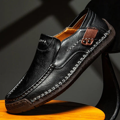 Rowan handgjorda läderloafers