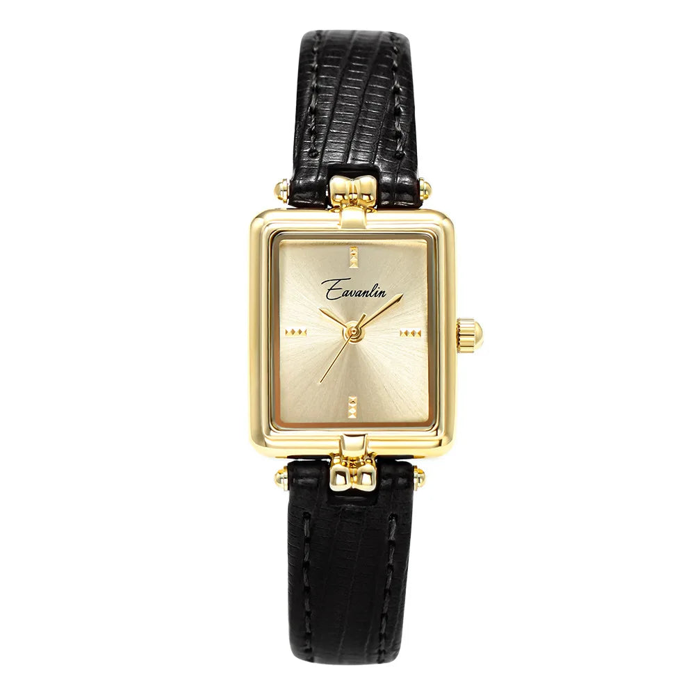 Gyllene timmen retro kvartsur