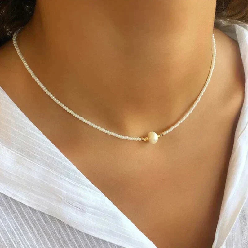 Alrizo - pärlprydd choker
