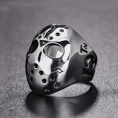 Jason-mask gotisk ring