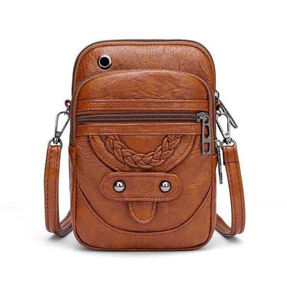 Beth - Veganskt läder Crossbody-telefonväska