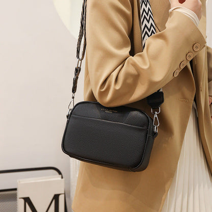 Alrizo - kornat läder crossbodyväska