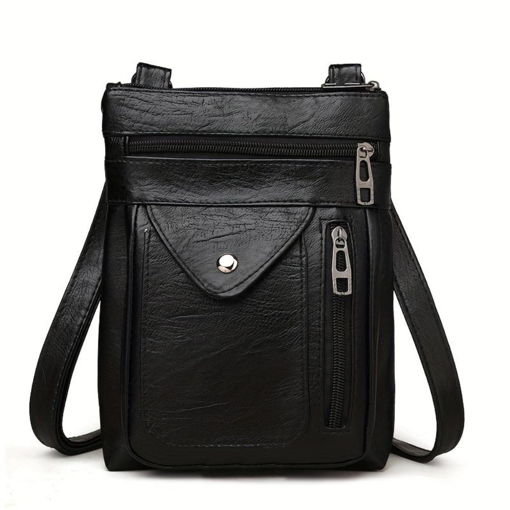 Alrizo - veganskt läder crossbody-axelväska